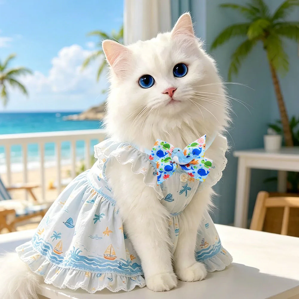 Lazos ajustables de verano para perros – diseño de animales