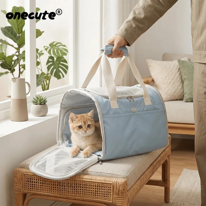Bolsa de transporte transpirable para gatos y perros pequeños - imagen 2