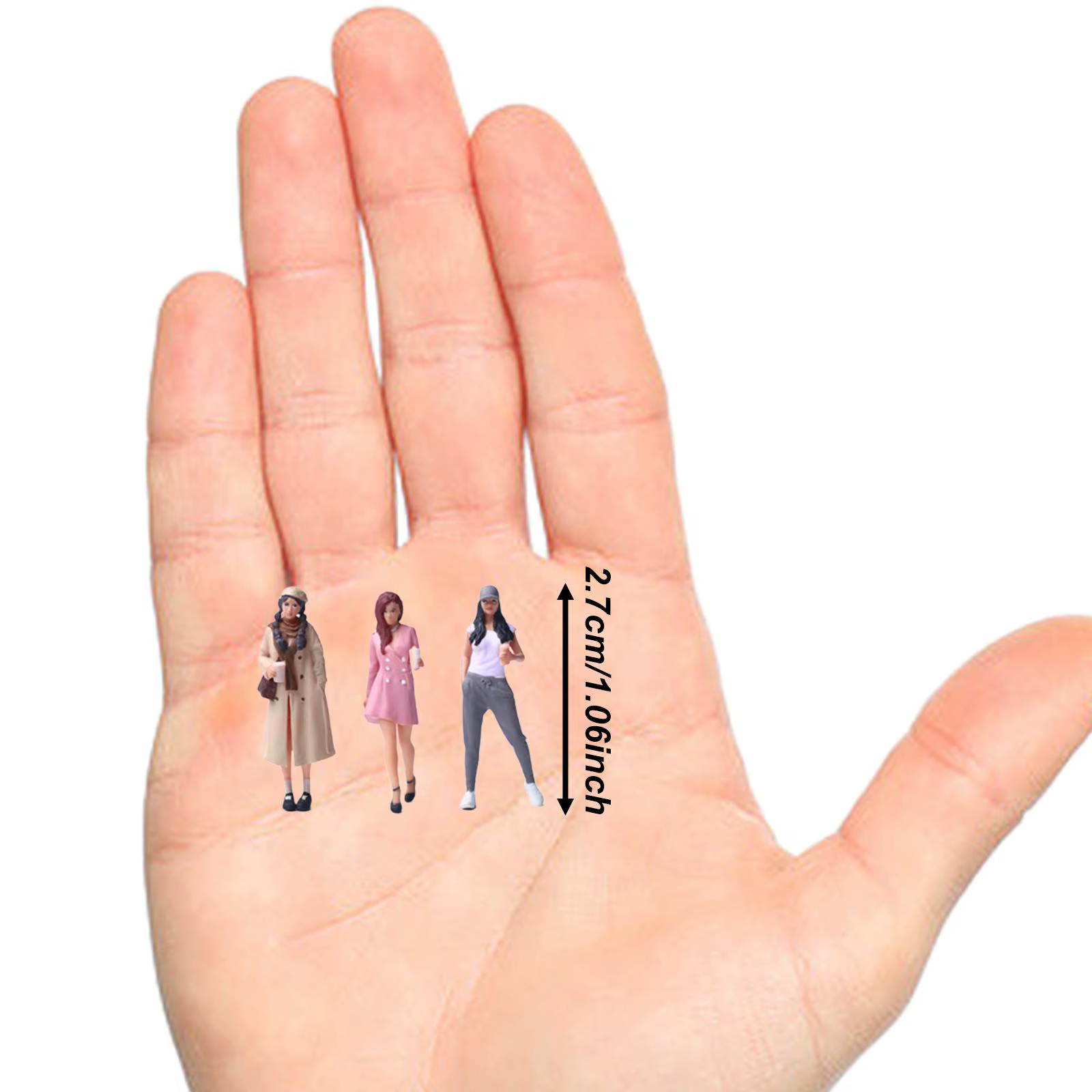 Figuras miniatura para maquetas, manualidades y dioramas decorativos - imagen 4