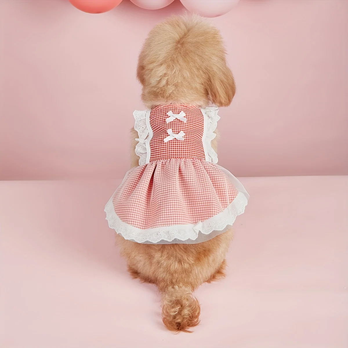 Vestido frontal festivo para perro