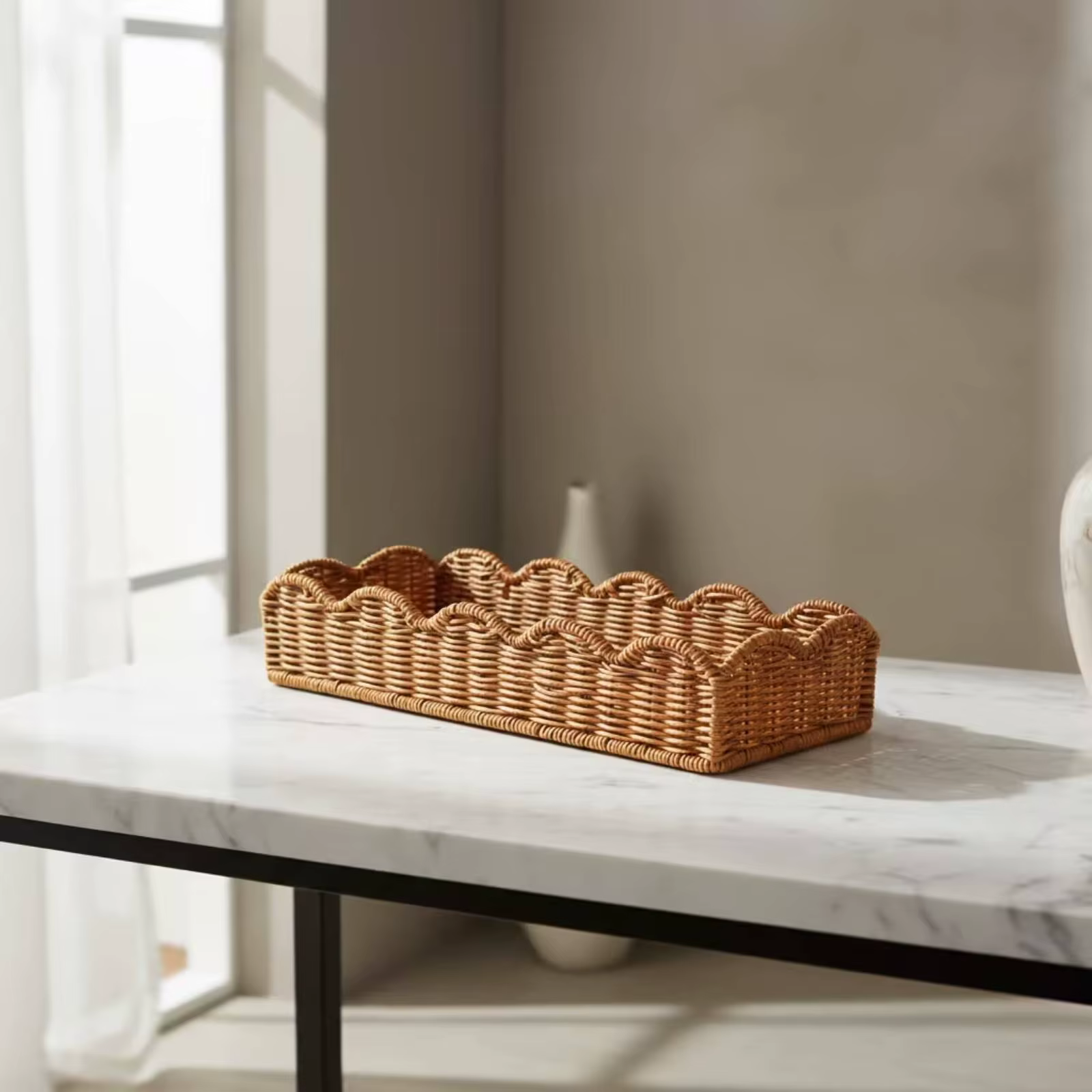 Cesta ratán para gatos y perros pequeños – Organizador y almacenaje - imagen 2