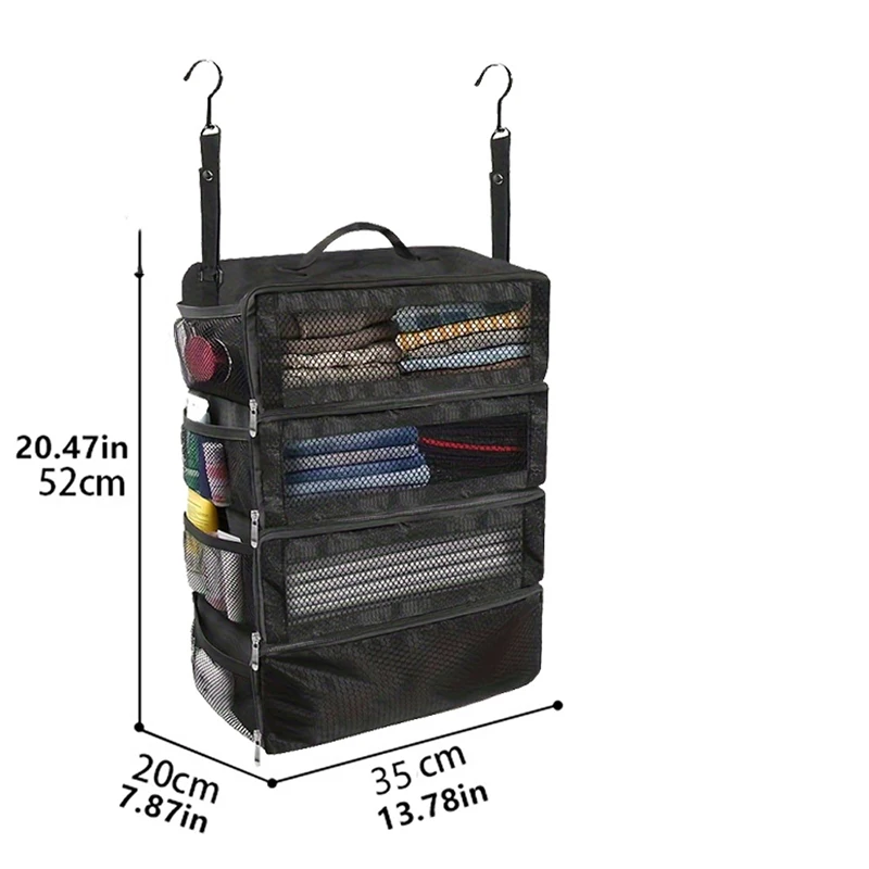 Organizador de Maleta Plegable con Cubos de Almacenaje para Viaje - imagen 5