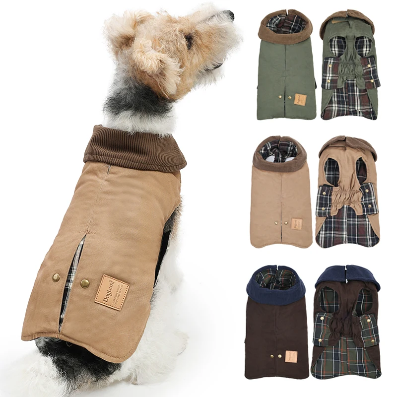 Chaqueta impermeable para perros – Gabardina vintage otoño/primavera - imagen 3