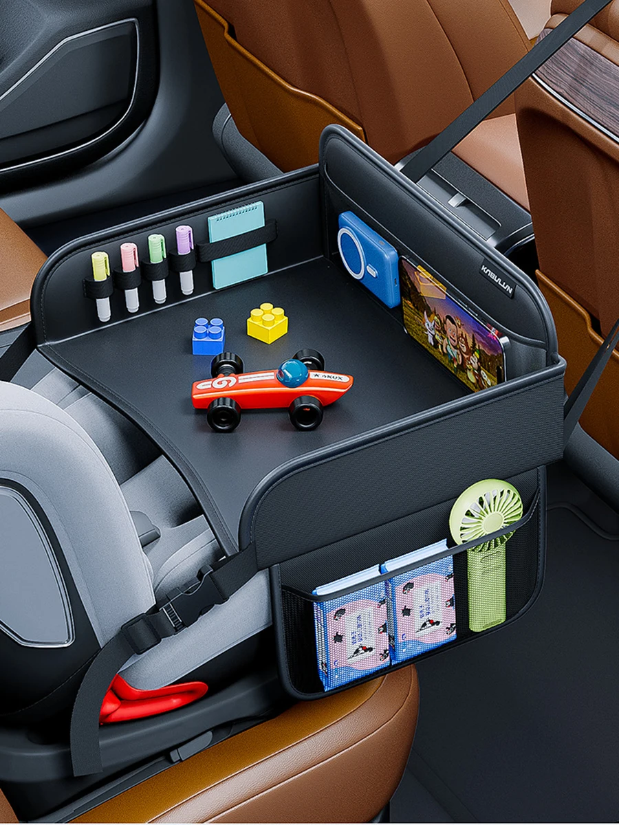 Bandeja coche con mesa y seguridad para gatos y perros - imagen 4