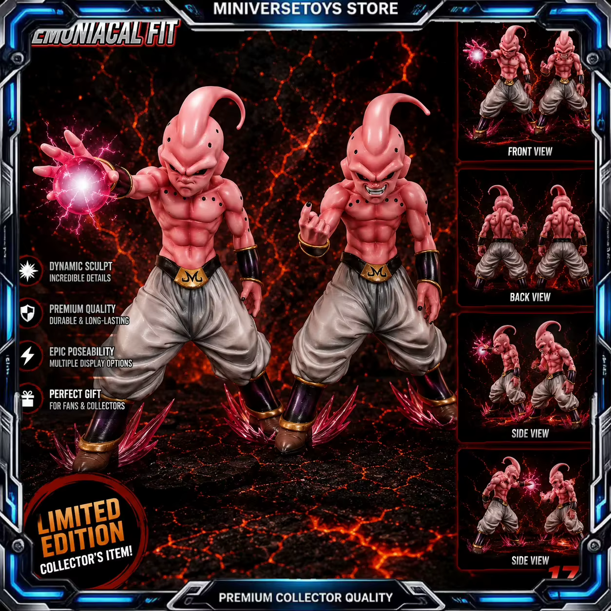 Figura coleccionable Dragon Ball Z – Majin Buu en PVC - imagen 5