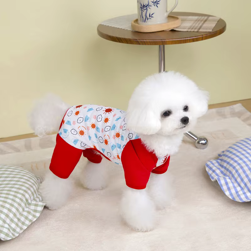Sudadera de invierno cálida con estampado para perros y gatos - imagen 4