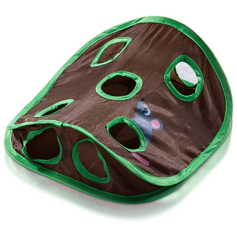 Túnel plegable para juego de gatos