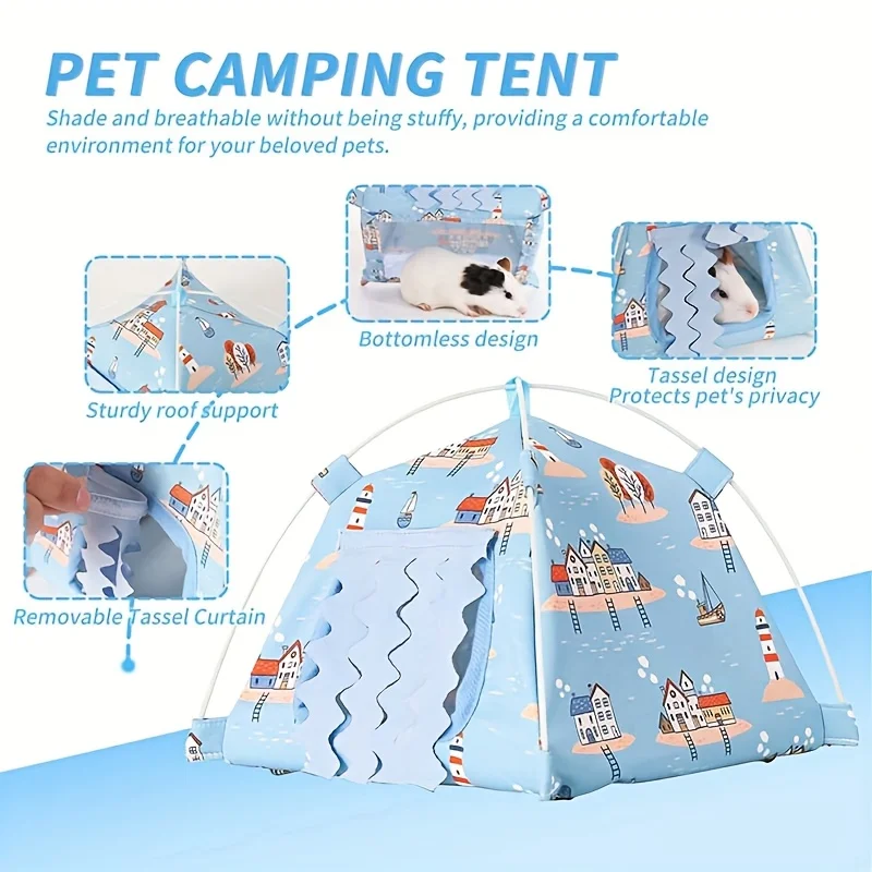 Casa tienda para hámster y ratas – Cama escondite fácil de limpiar