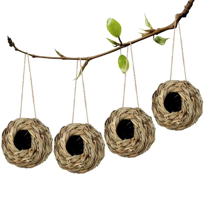 Nido colgante para pájaros y aves de exterior – Hecho a mano - imagen 4