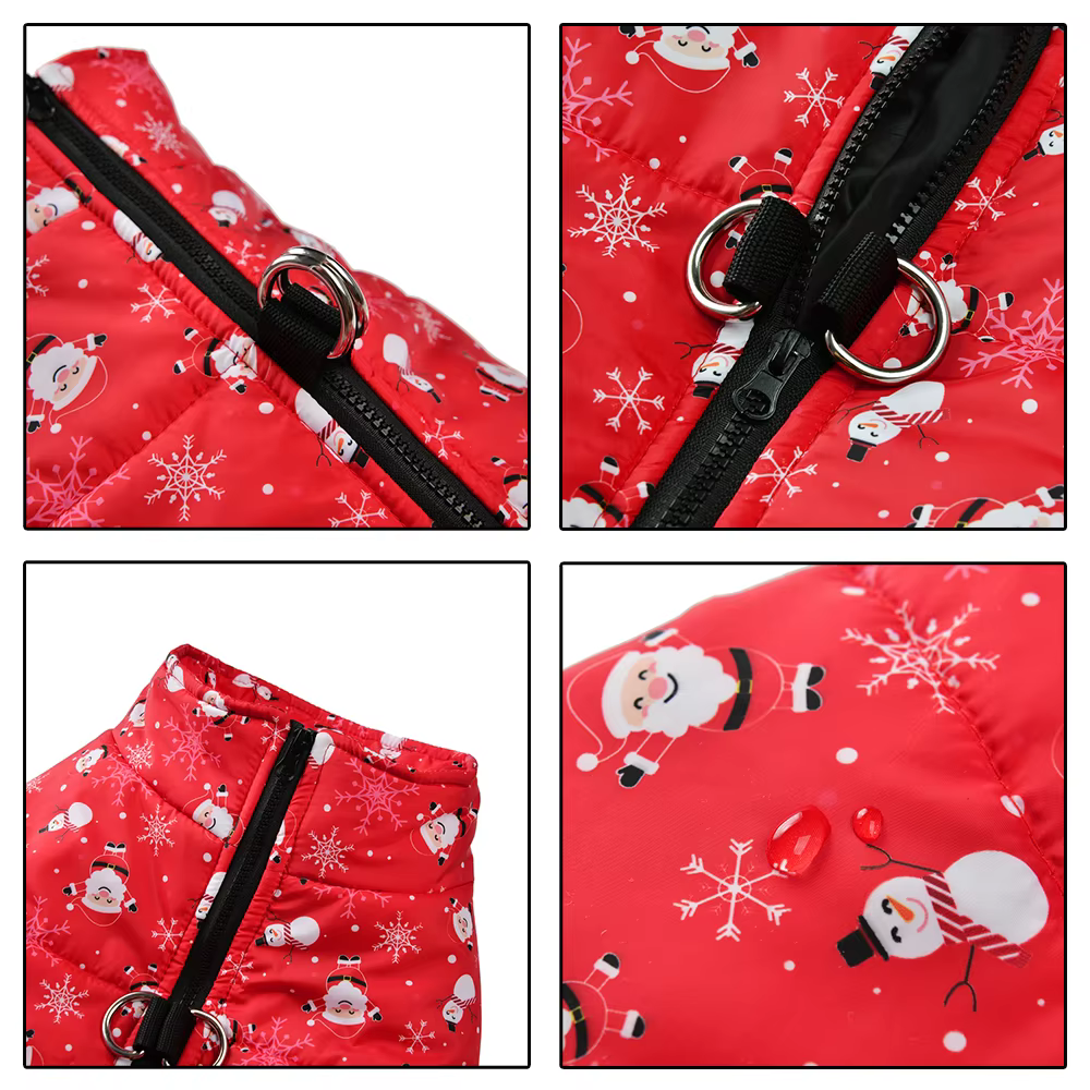 Chaqueta para perro con medidas detalladas