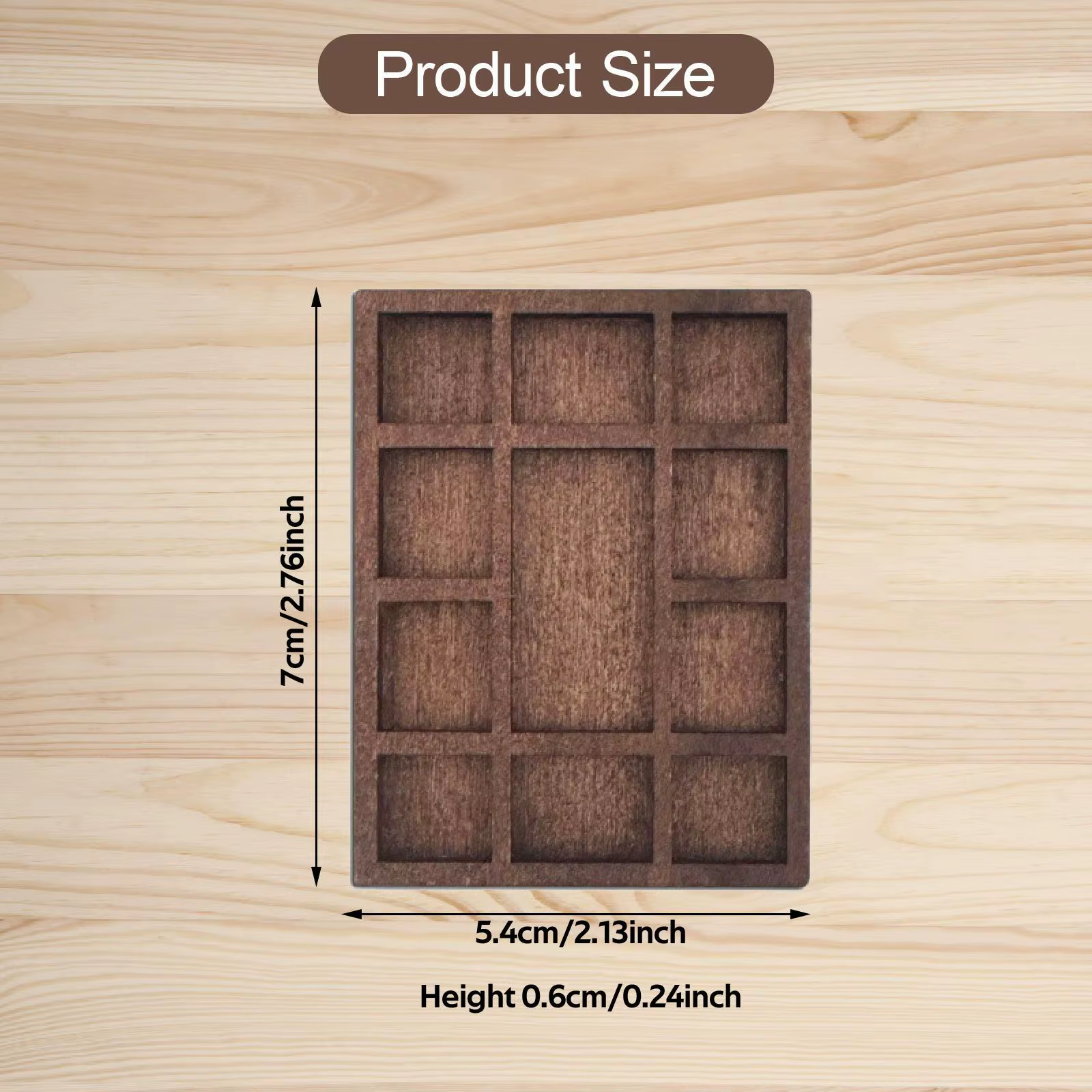 Exhibidor de Madera Compacto para Joyas y Coleccionables - imagen 4