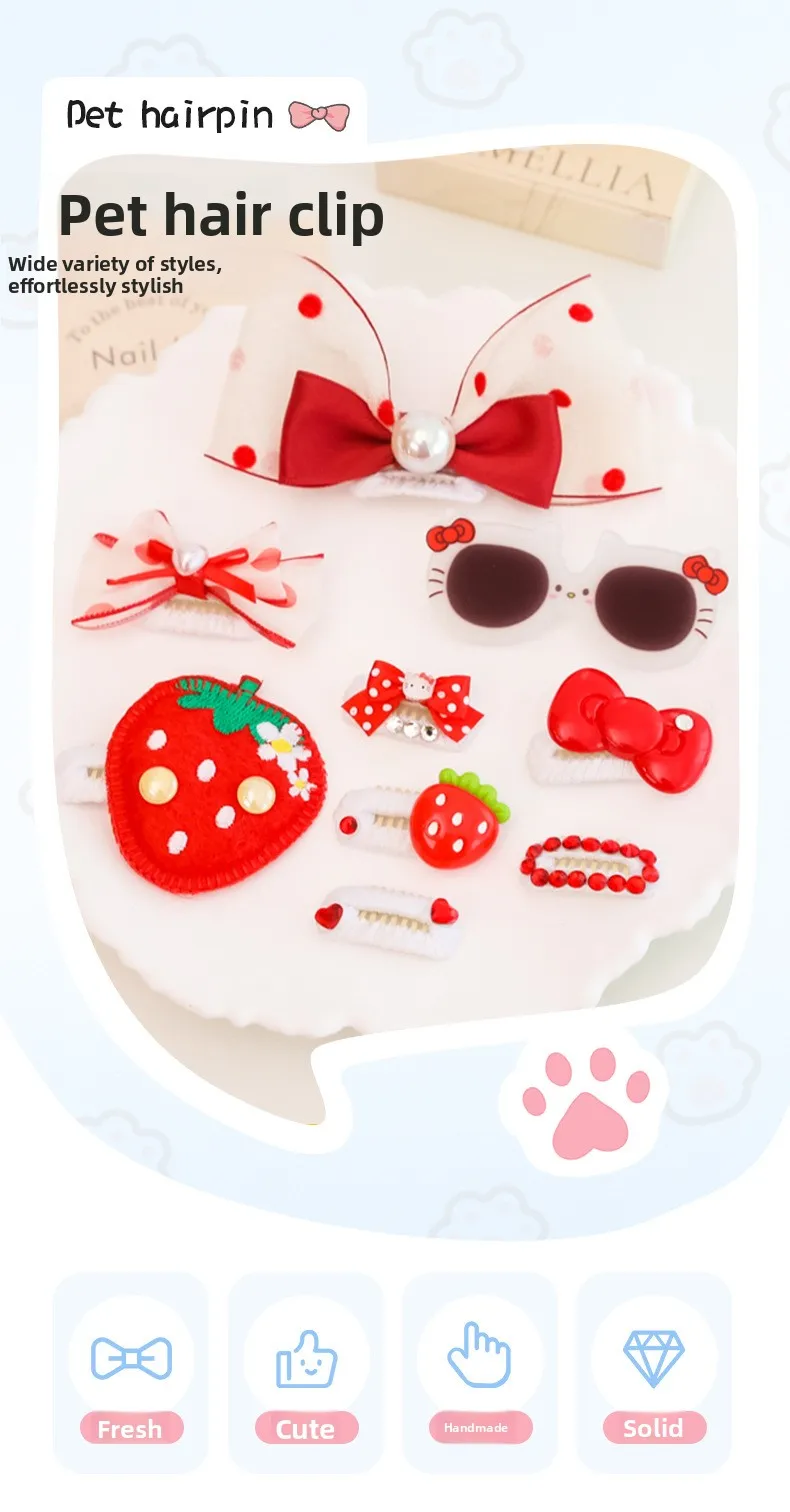 Conjunto de clips y lazos