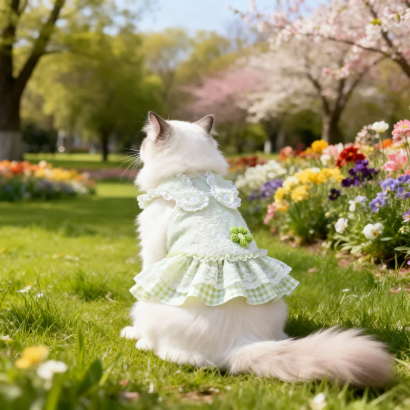 Vestido de Encaje para Perro y Gato – Falda de Princesa - imagen 4