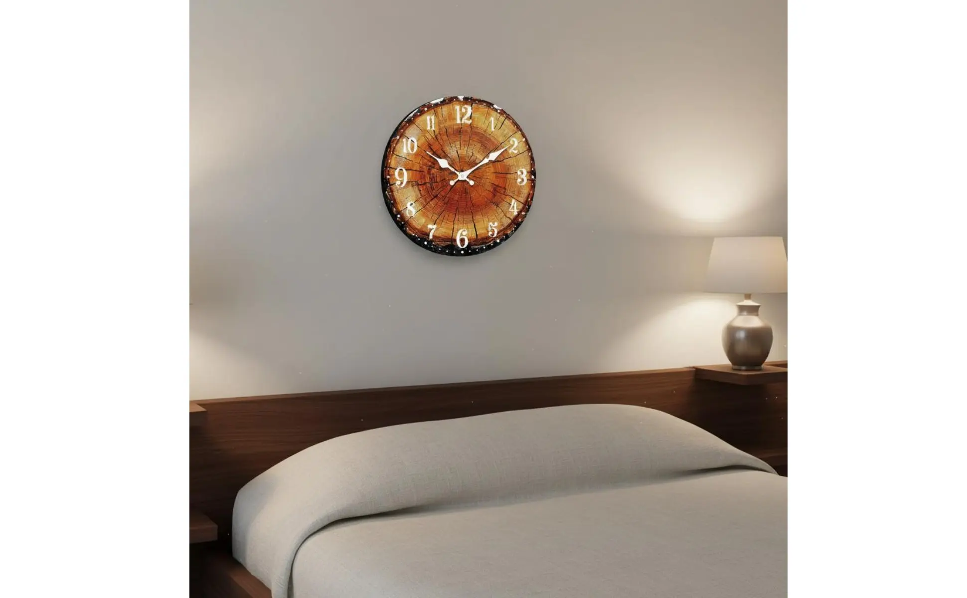 Reloj nórdico con números visibles