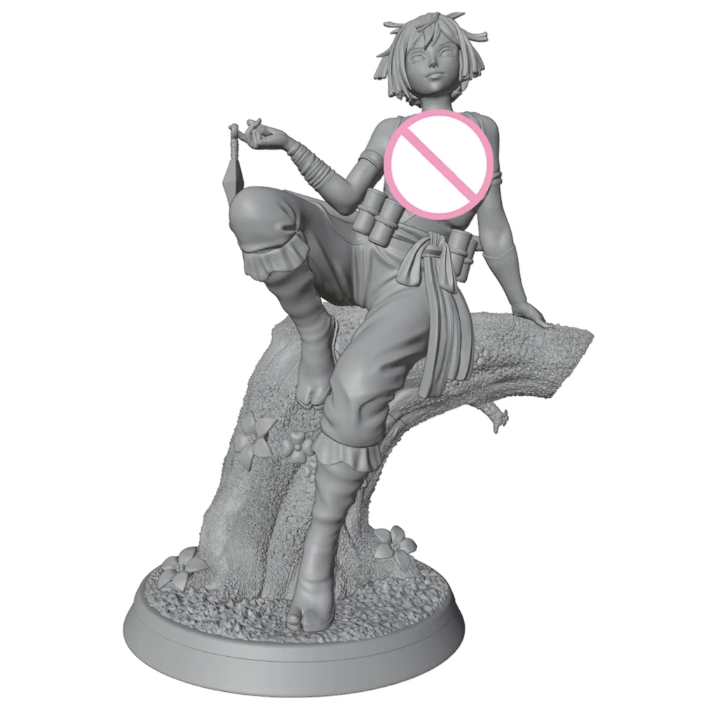 Figura coleccionable de anime NSFW 3D gris para gatos y perros - imagen 5