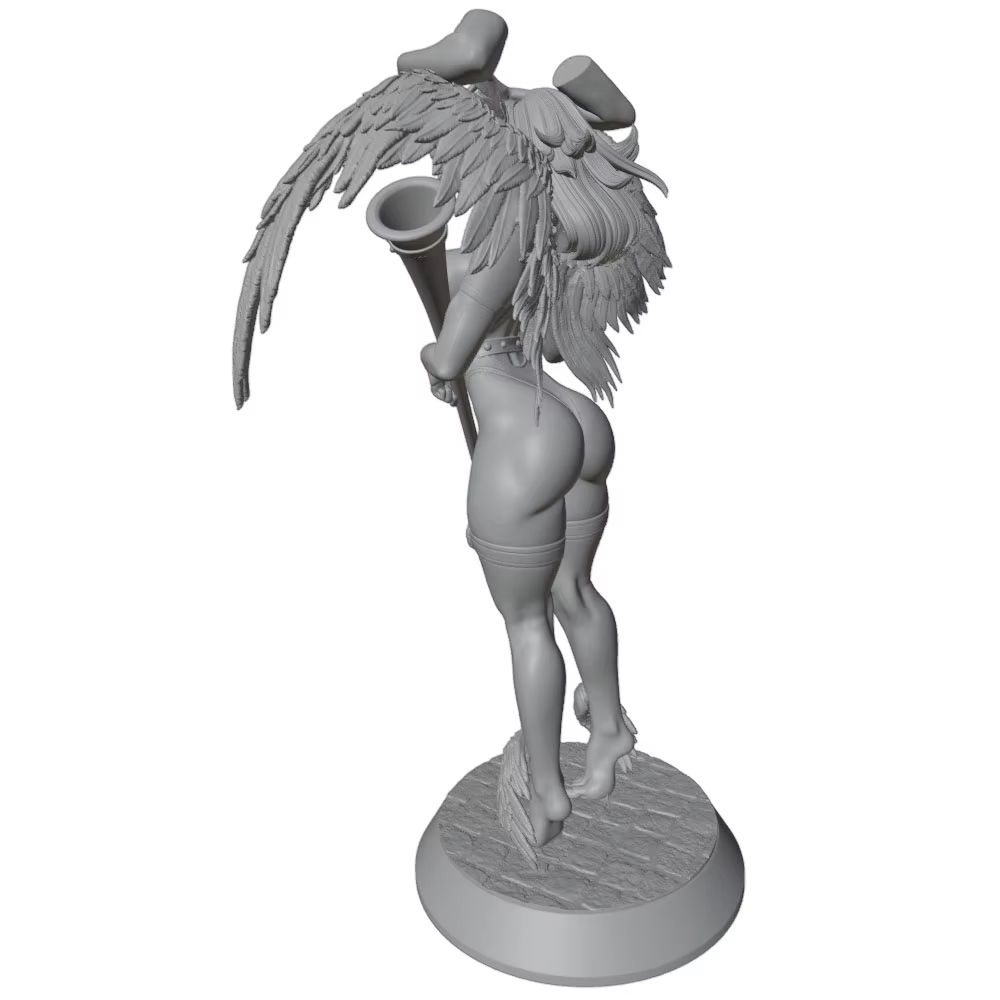 Figura Resina 1/24 Chica Sexy – Kit Miniatura GK Impresa 3D, Muñeca DIY Sin Pintar - imagen 3