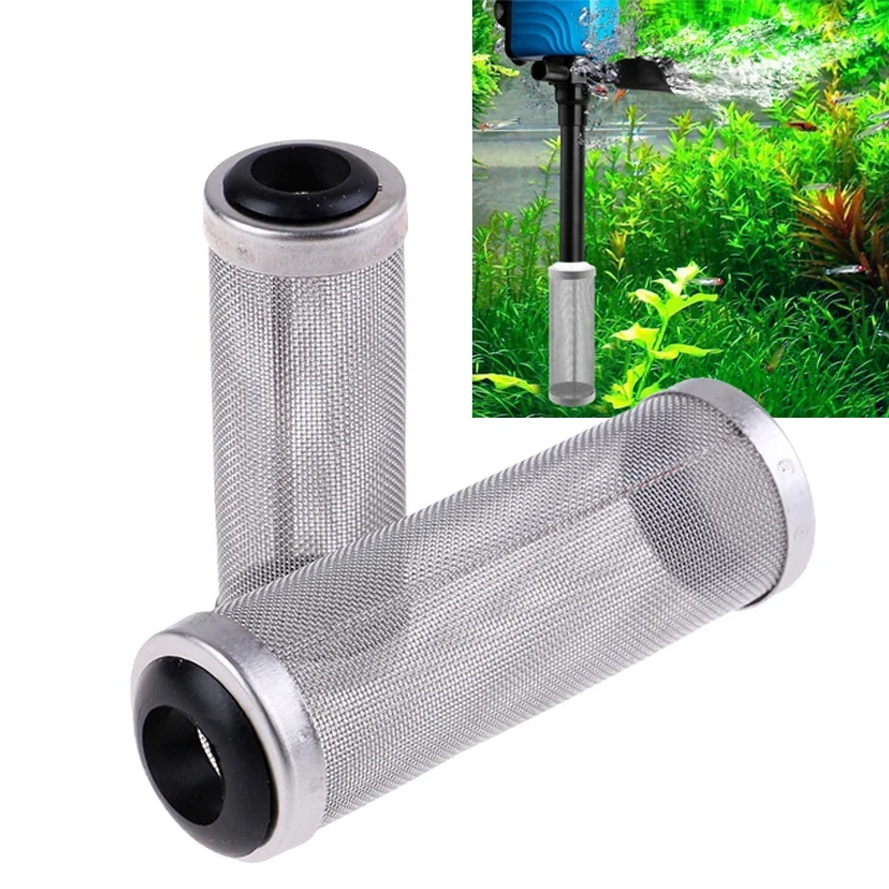Filtro de malla para entrada de acuario con protector inoxidable - imagen 4