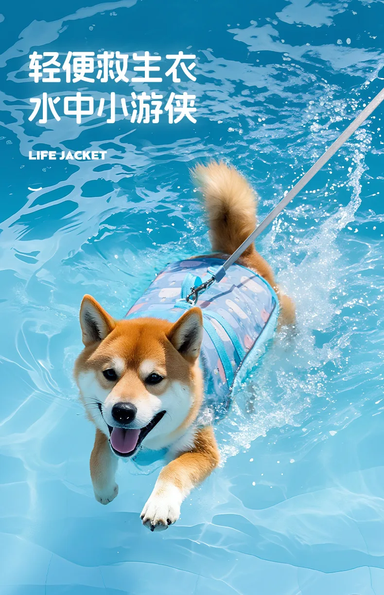 Chaleco flotador para perro pequeño