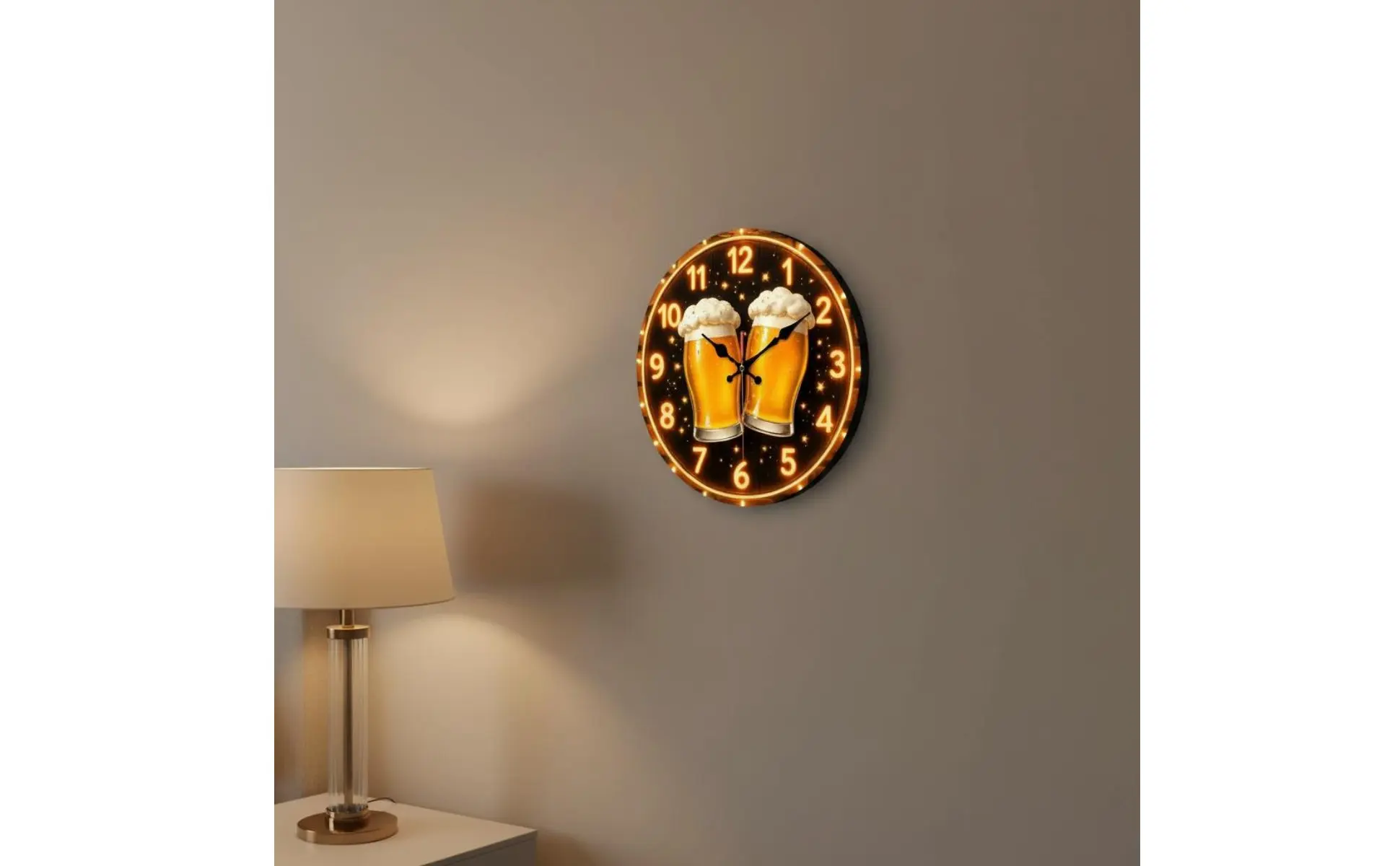 Reloj decorativo para bar o sala