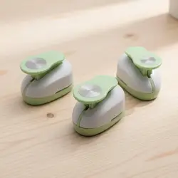Perforadora de Papel Ergonómica para Manualidades Escolares Creativas