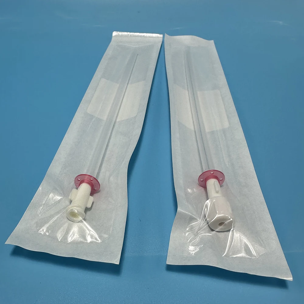 Catéter 3Fr con estilete de acero inoxidable y conector Luer lock