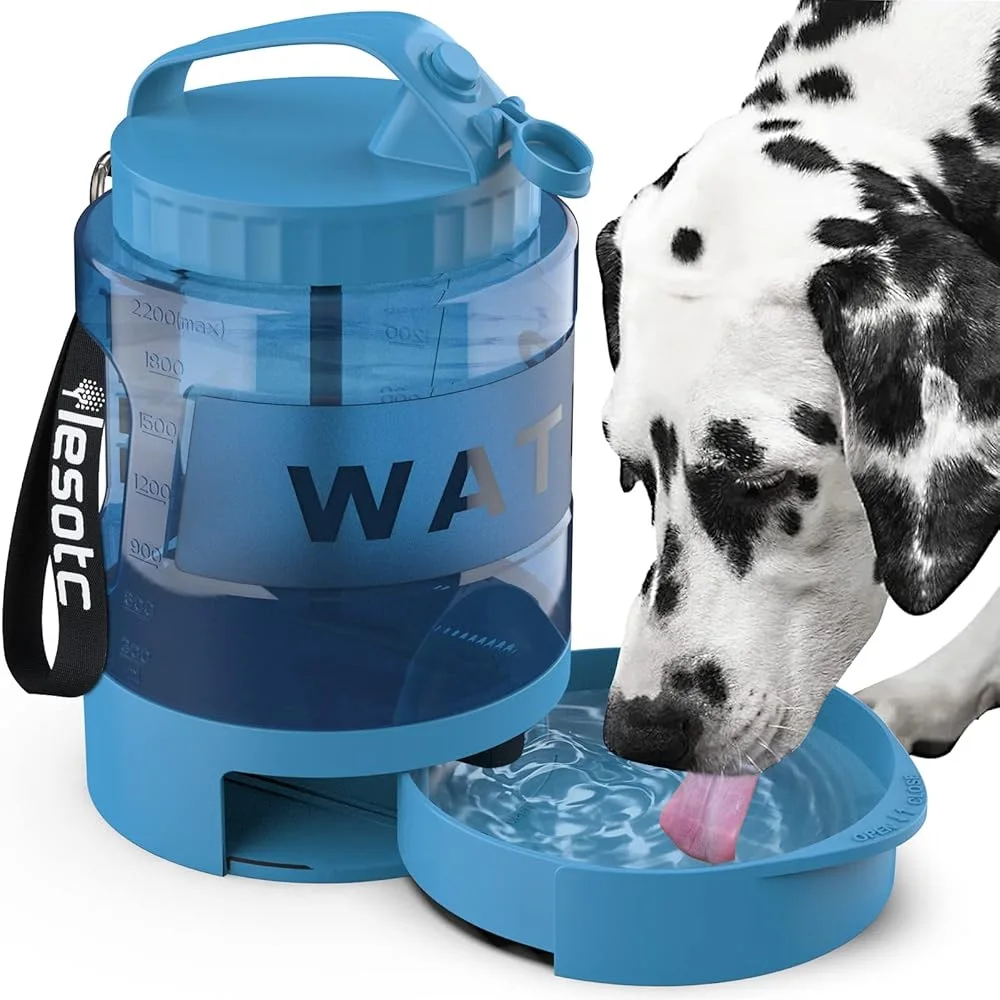 Bebedero portátil para perros y gatos, salidas, deporte - imagen 2