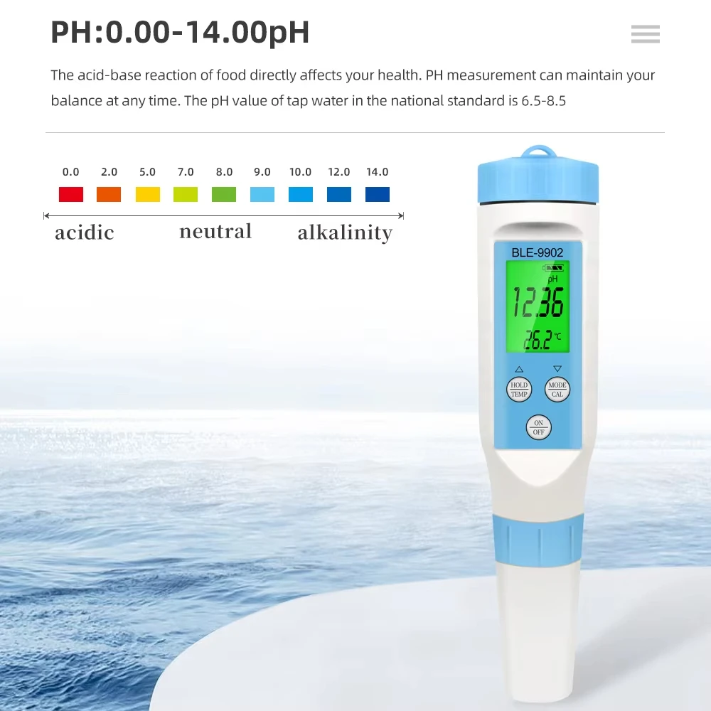Modo de uso con sonda en agua