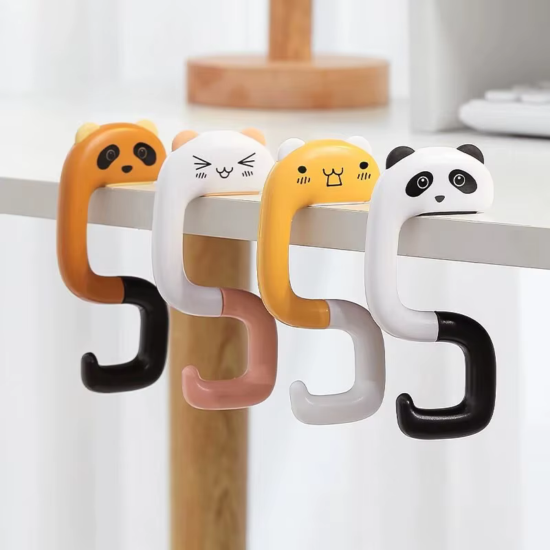 Gancho bolso decorativo forma animal – Colgador portátil mesa - imagen 5