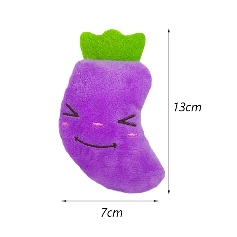 Peluche con forma de fruta para mascotas