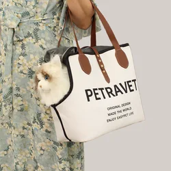 Bandolera de transporte transpirable para gato y perro mini