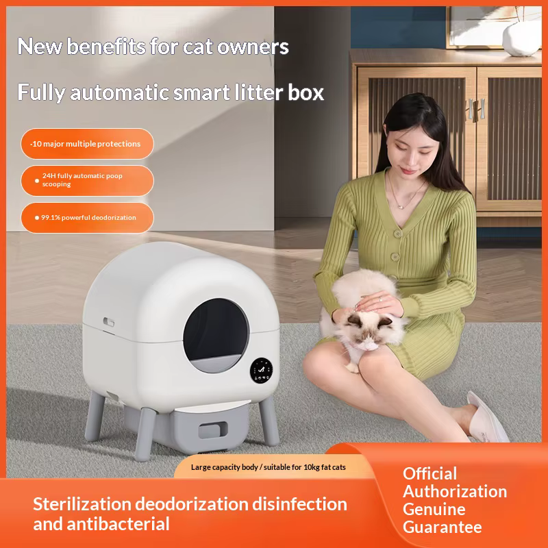 Arenero inteligente autolimpiable para gatos extra grande - imagen 3