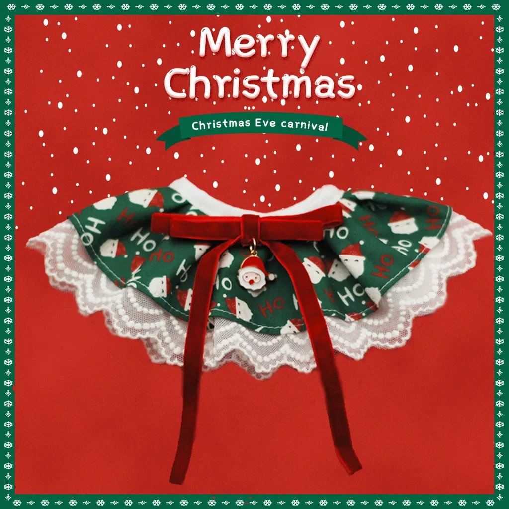 Collar navideño festivo en modelo compacto