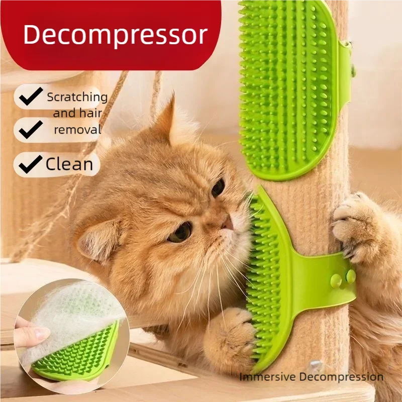 Detalle de los dientes de silicona del guante de masaje