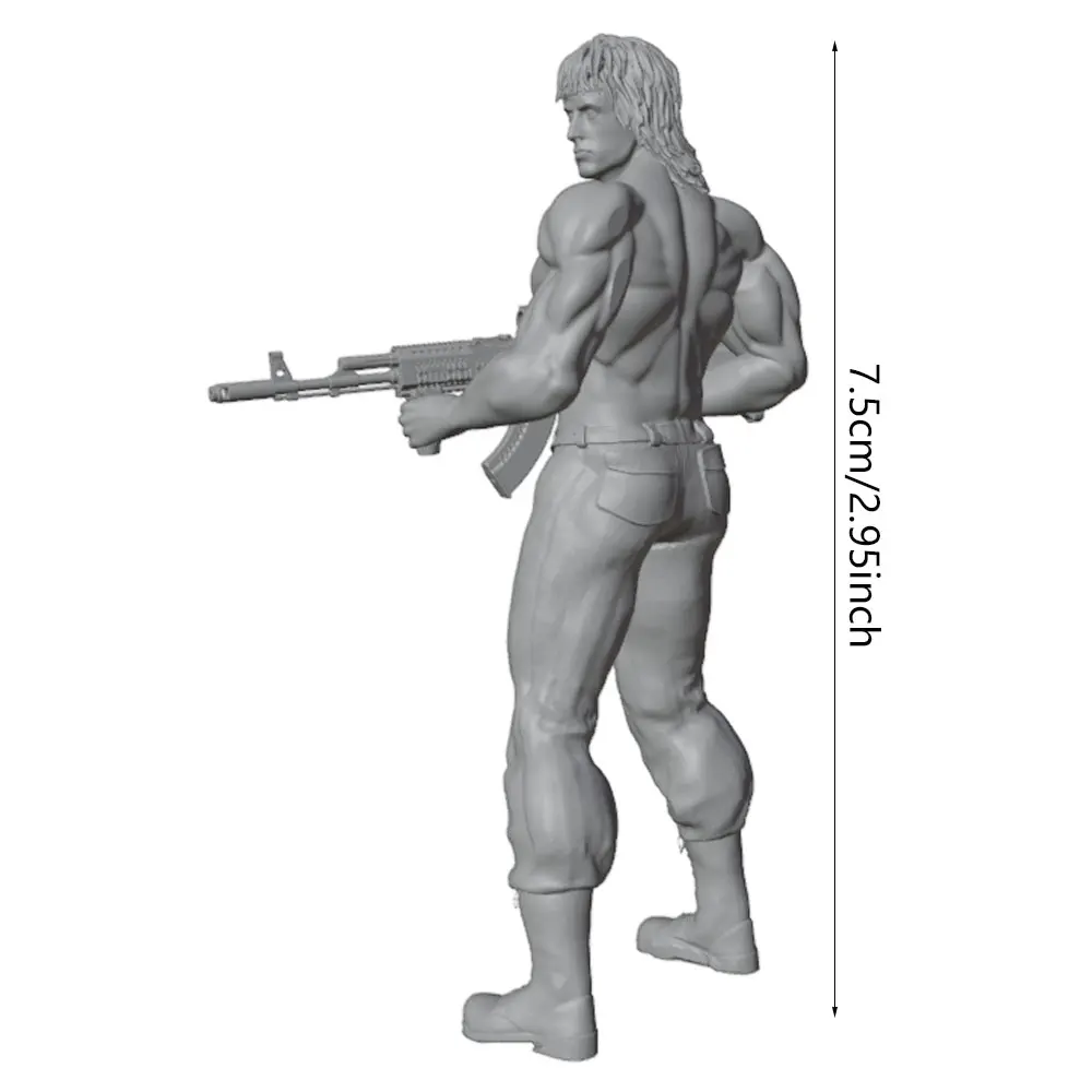 Figura de resina en bruto lista para pintura y personalización