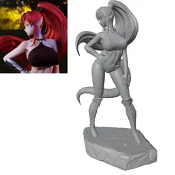 Figura de anime GK en 3D para decoración, miniatura gris DIY sin montar