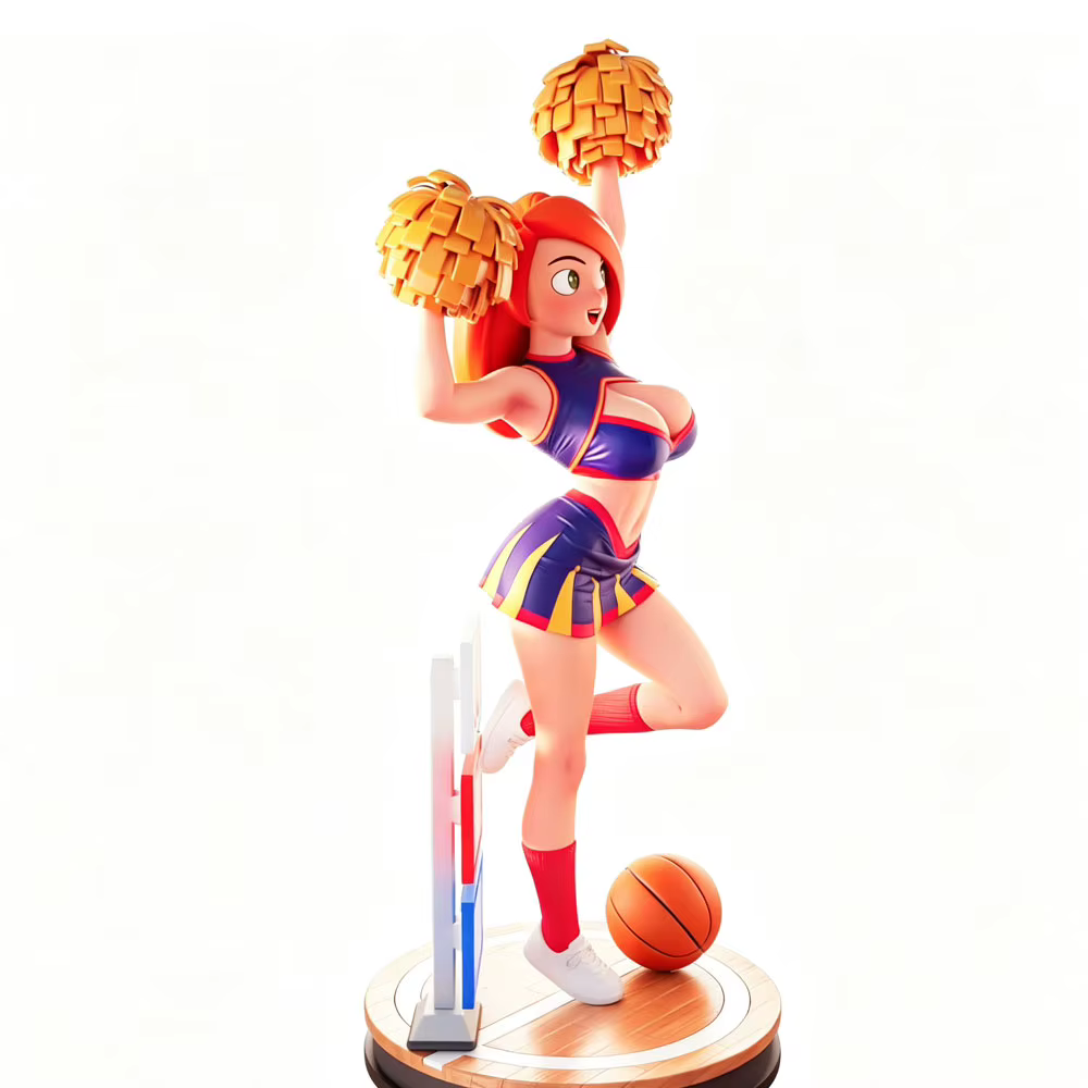 Figura femenina de resina a escala 1:24 para montar y pintar