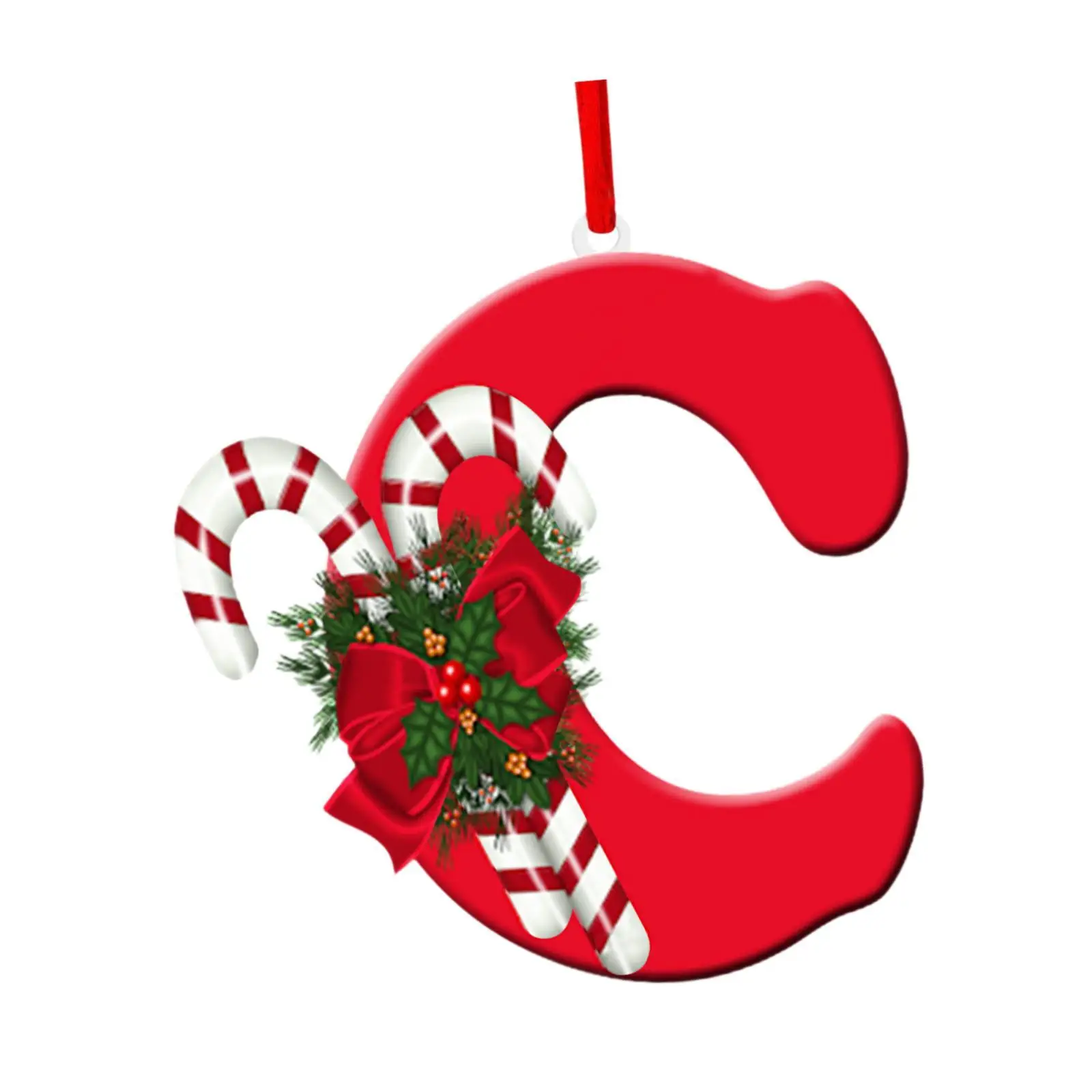 Letras Acrílicas para Árbol de Navidad – Adorno Colgante Festivo - imagen 4