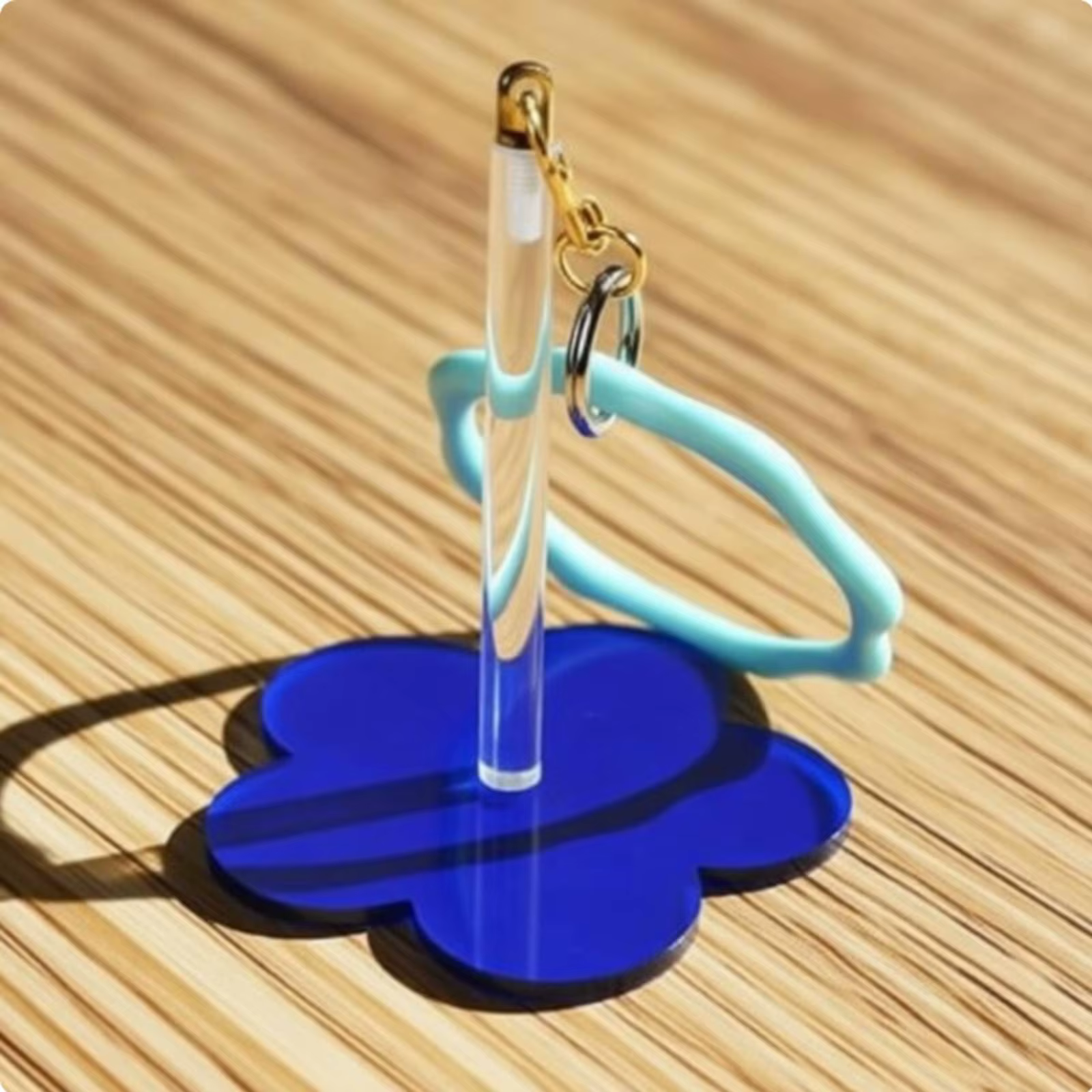 Soporte de Hilos para Tejer en Forma de Flor – Accesorio de Ganchillo - imagen 5