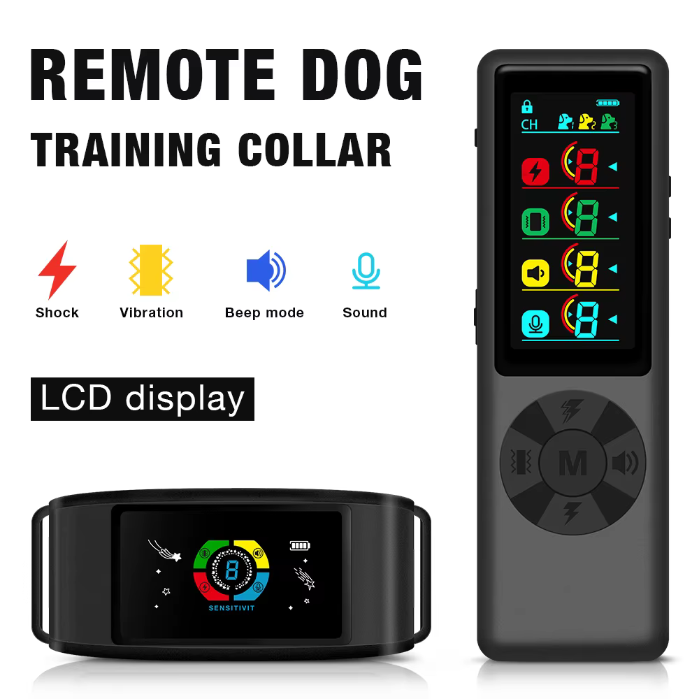 Collar Antiladridos Inteligente 2 en 1 para Perros – Pantalla a Color, Impermeable - imagen 2