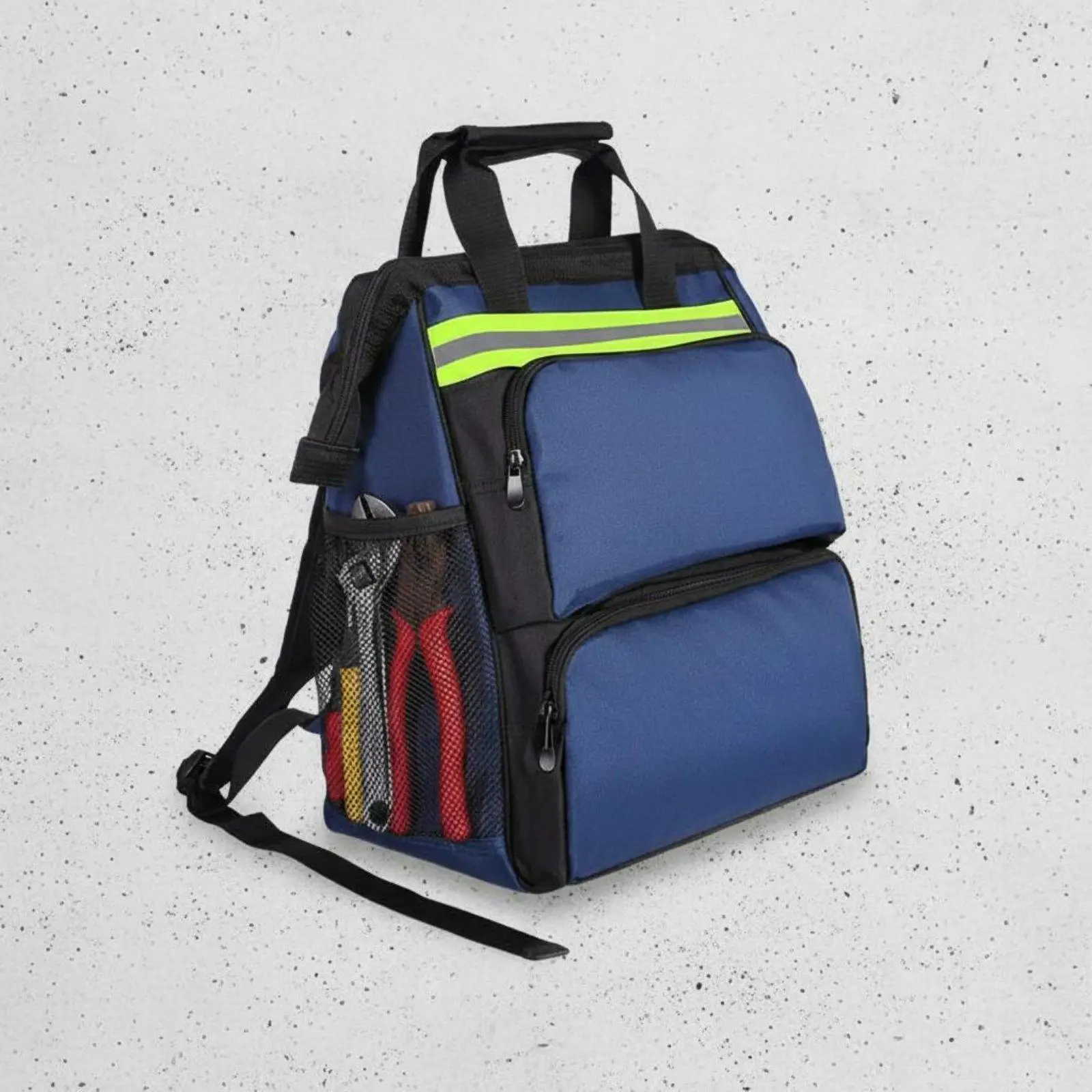 Mochila Portaherramientas de Lona con Organizador y Gran Capacidad para Electricistas - imagen 2