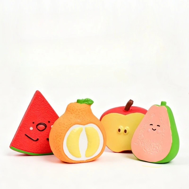 Juguete masticable de látex con sonido para perros: fruta dental - imagen 5