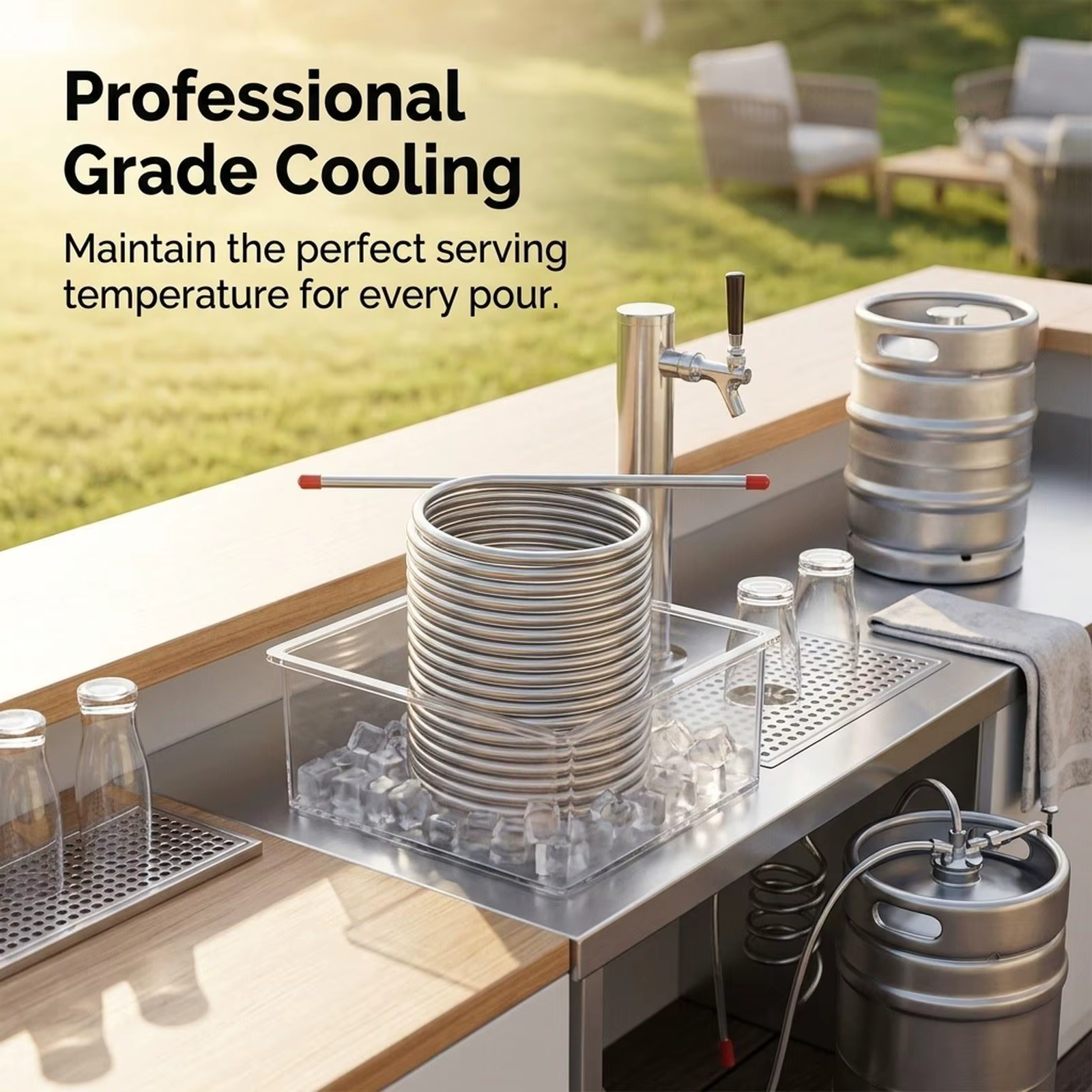Tubo inmersión acero inoxidable alimenticio para bricolaje y cerveza - imagen 4