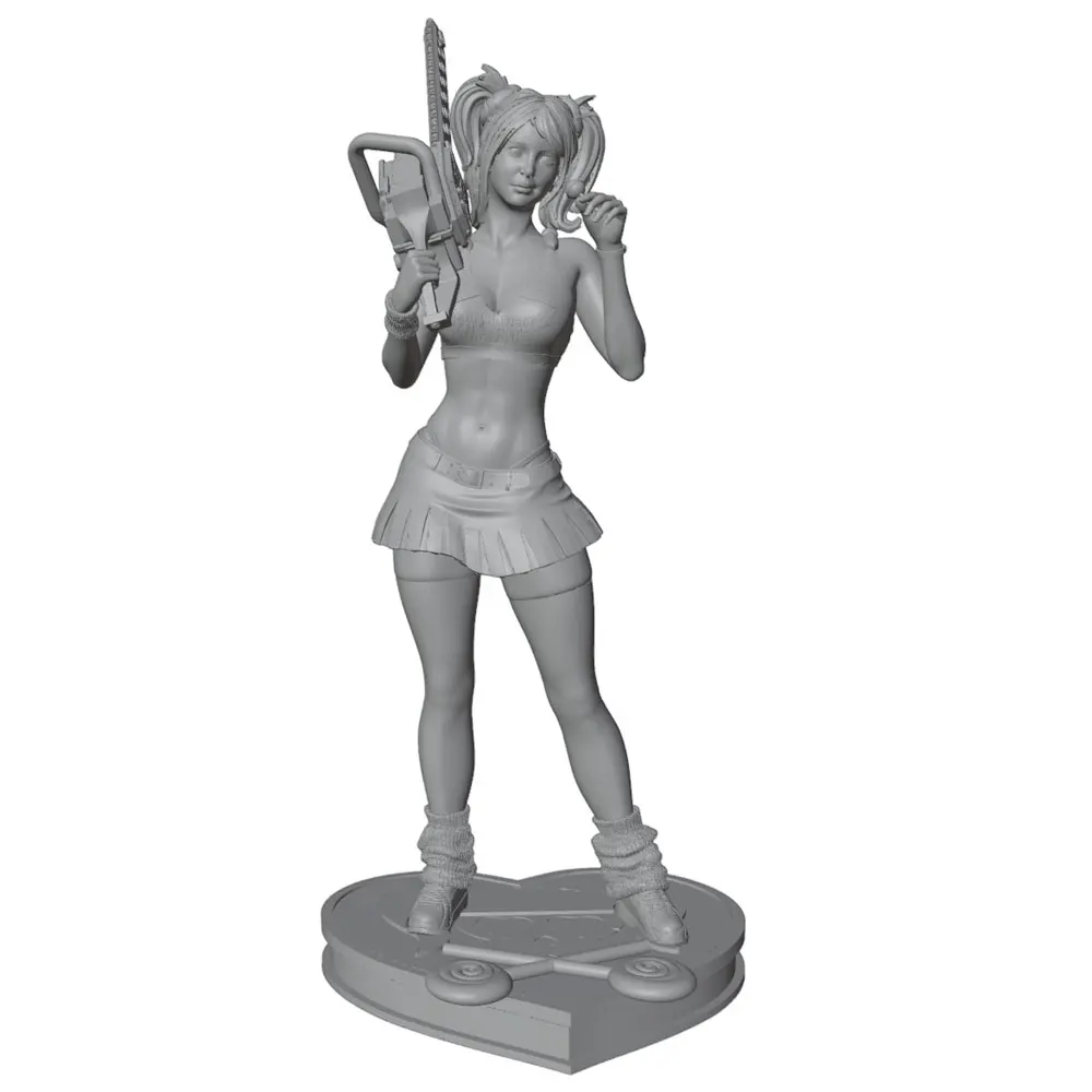 Estatua en miniatura de resina de 75 mm sin pintar