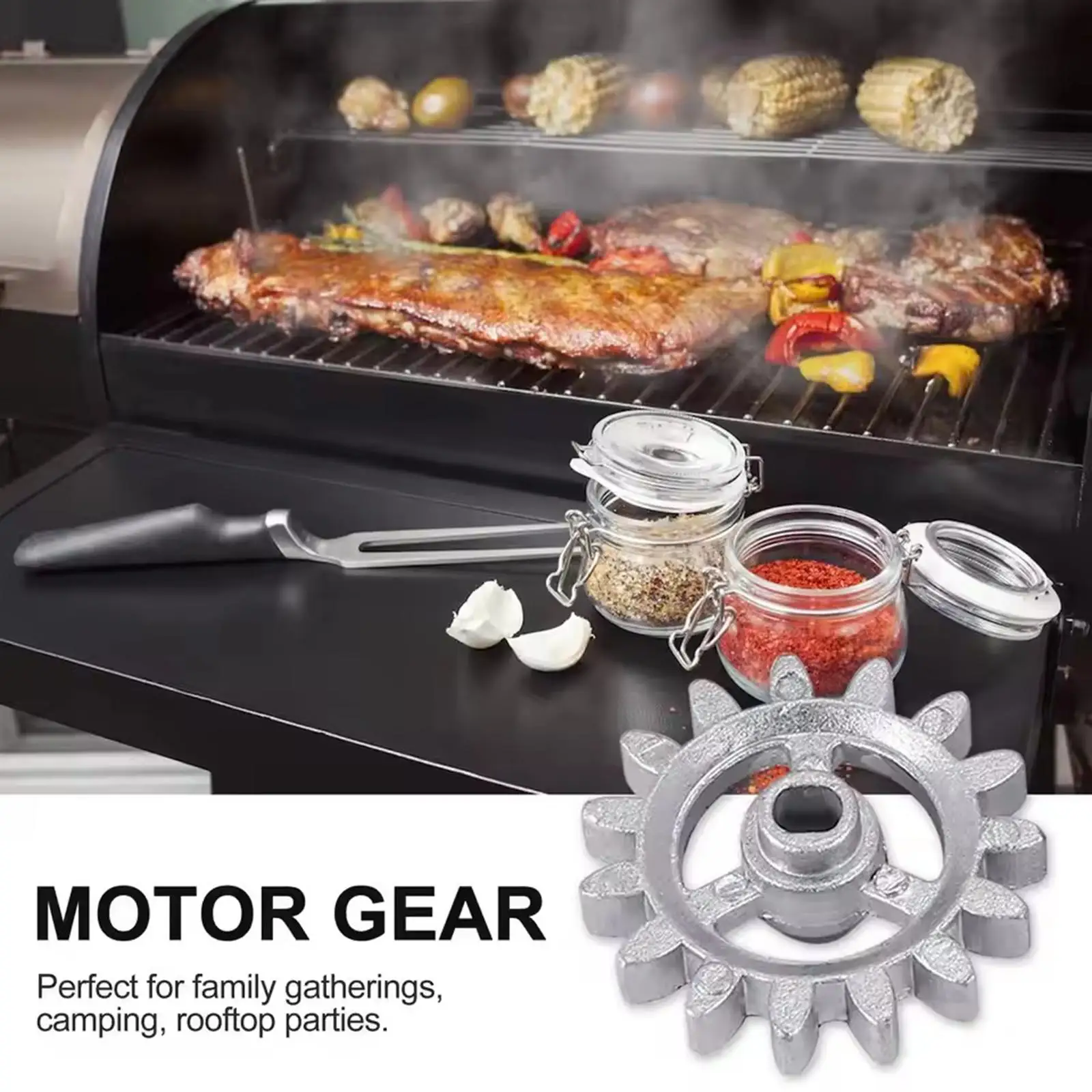 Kit de engranajes para motor de barbacoa eléctrico: para gatos y perros - imagen 5