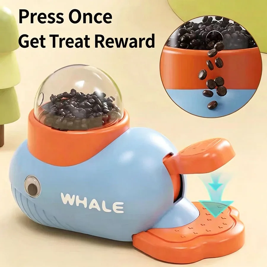 Juguete comedero interactivo ballena para perros y gatos - imagen 3