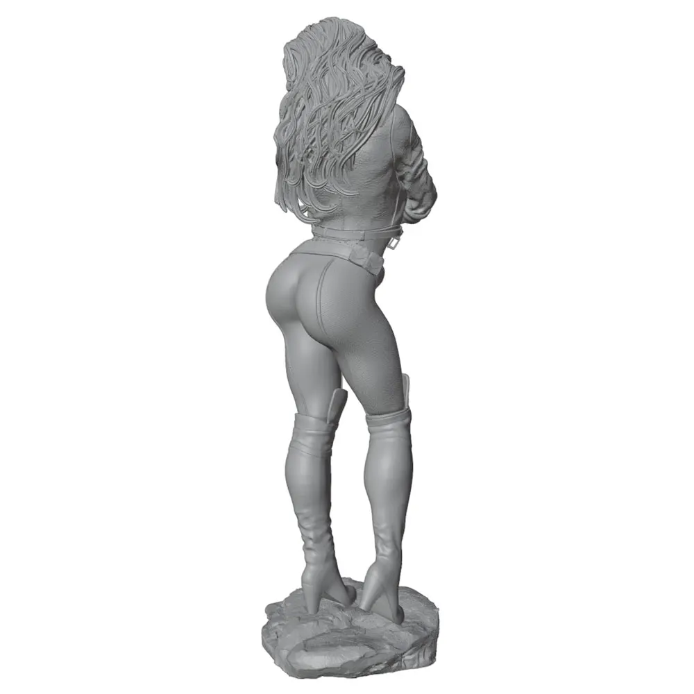 Figura terminada en exposición con otras miniaturas