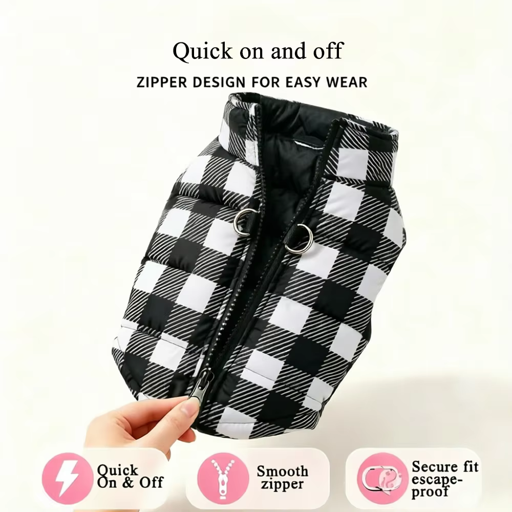Abrigo de invierno impermeable para perros y gatos – Bulldog Francés - imagen 3