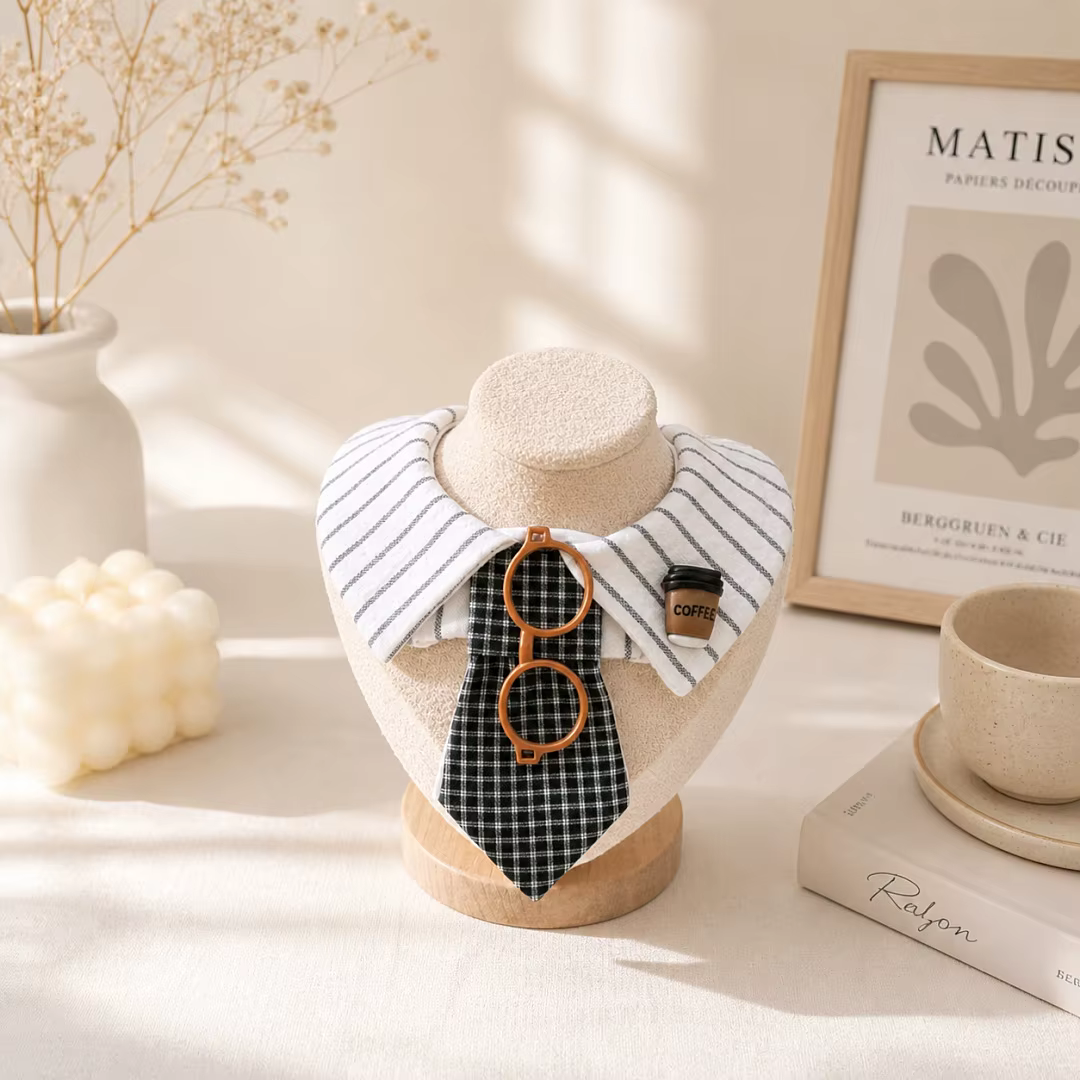 Babero accesorio para perros y gatos pequeños