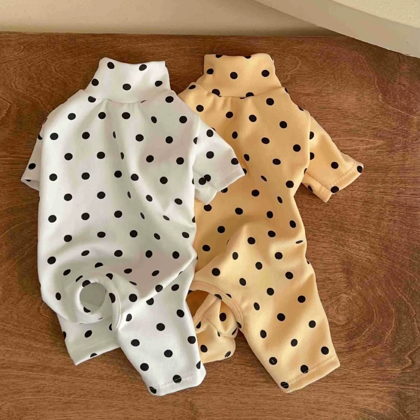 Pijama mono perro Schnauzer pequeño y cachorros, cálido otoño invierno - imagen 2