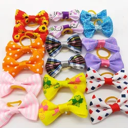 Banditas elásticas para el pelo de perros pequeños y gatos – Set de lazos de peluquería